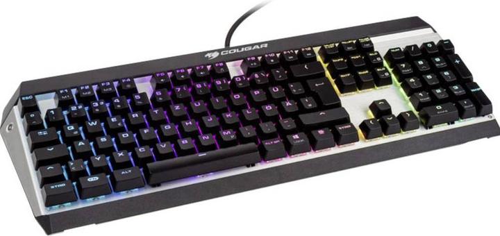 Actual product image Cougar Attack X3 RGB Gaming Keyboard, MX Red, DE Layout (DE, Cable)