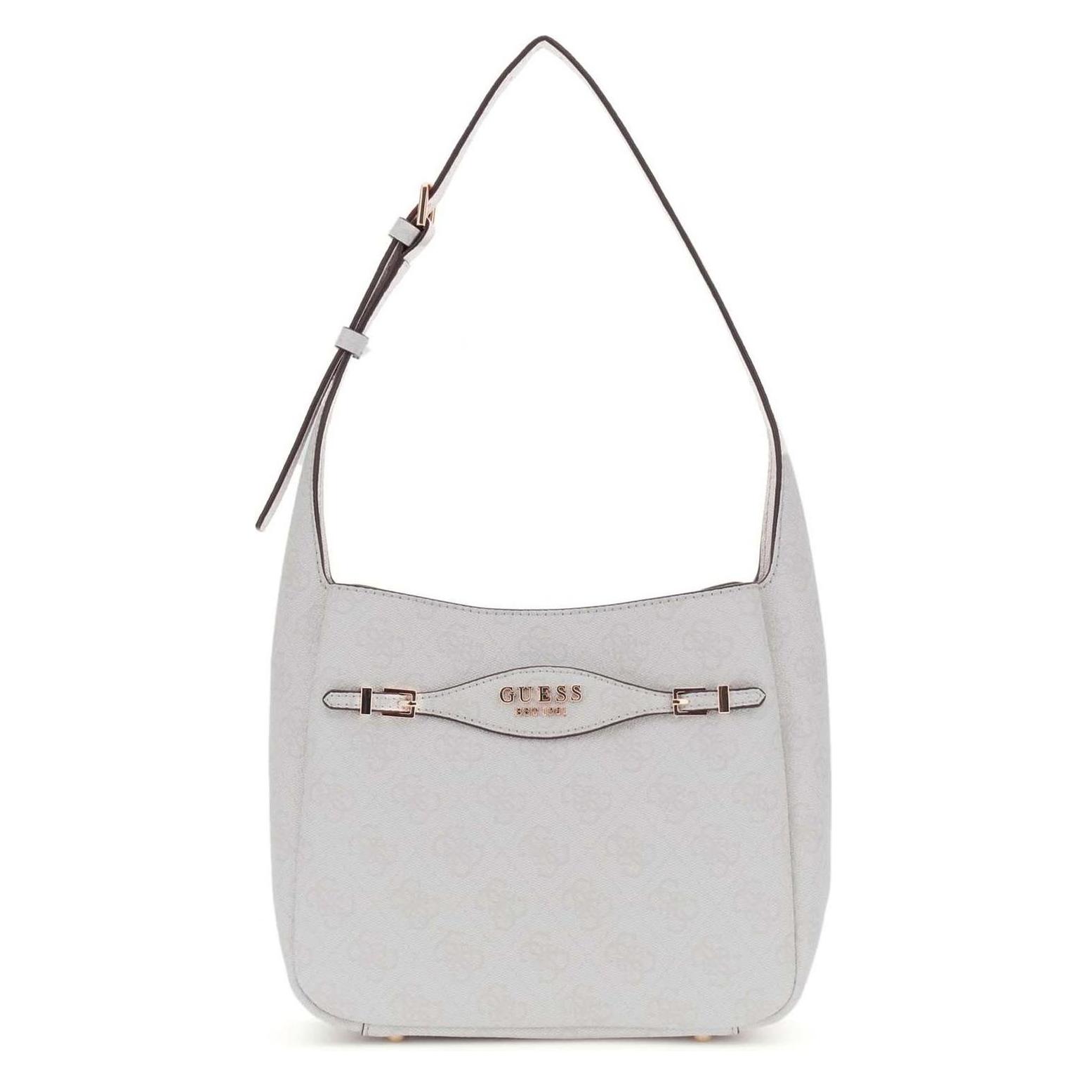 Guess, Damen, Handtasche, Katya Hobo Shoulder Bag, Weiss