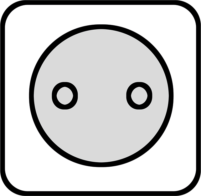 Actual product image Bachmann 2P Electrical mains plug (CEE 7/16)