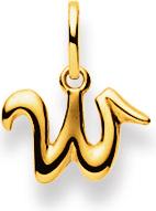 Image du produit Natsumi Schmuck Pendentif lettre W en or jaune 18K/750 (750/18 K Or jaune)