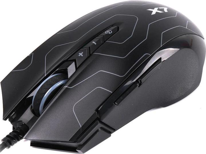 Actual product image A4Tech X89 Mouse Ambidextrous USB Type-A Optical 2400 DPI (Cable)