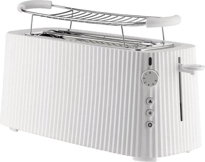 Produktbild Alessi Plissé Langer Toaster mit Brötchenaufsatz