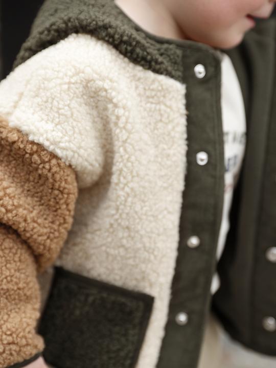 Immagine prodotto Vertbaudet Cappotto per neonati in pile di orsetto con cappuccio (86)