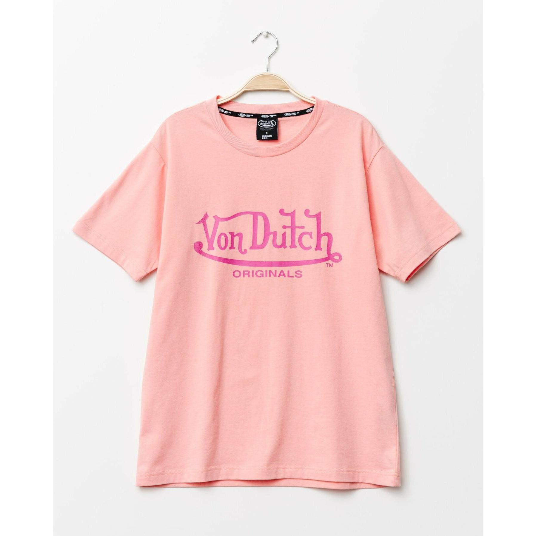 Von Dutch, Damen, Shirt, t-shirt, Pink, (M)