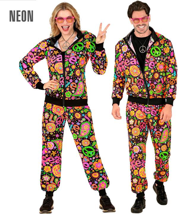Image du produit Widmann années 70 - Peace & Love Tenue de sport (L, M, S, XL, XXL)