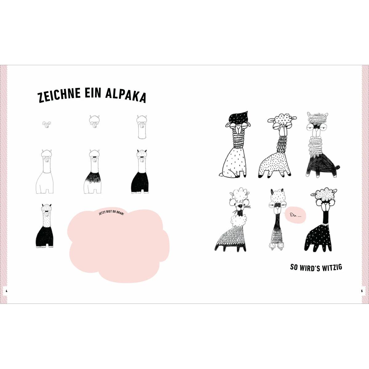 Thumbnail - Witzige Tiere zeichnen, Malbuch von Heegyum Kim