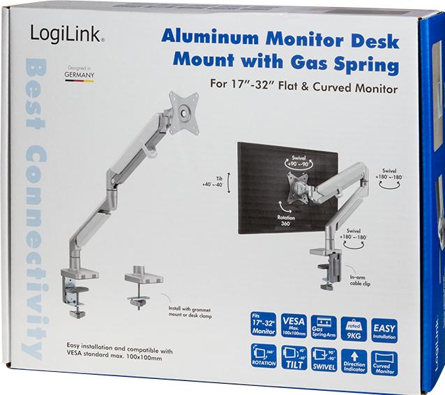 Actual product image LogiLink BP0086 (Table, 32", 9 kg)