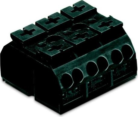 Produktbild Wago 4-conductor chassis-mount terminal strip