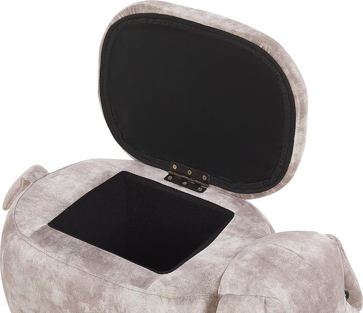 Produktbild Beliani Bilian Pufa Bestie mit Schleier, beige DOGIS.