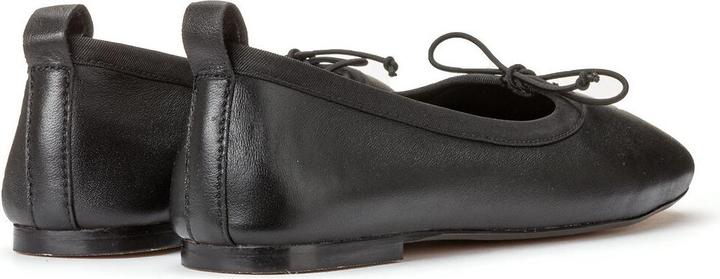 Actual product image La Redoute Collections Leather ballerinas with bow (37)