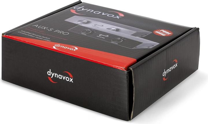 Actual product image Dynavox Input extension switch AUXS PRO black