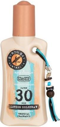 Byron Bay Shaka Sonnenschutzlotion Spray SPF30 30 LSF (Sonnenspray, SPF 30, 200 ml, 240 g)