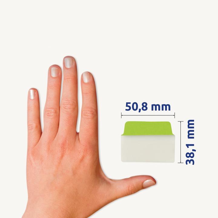 Produktbild Avery Zweckform Haftstreifen UltraTabs Neon, 50,8 x 38 mm beschreibbare Taben, aus Polyester, papierbesch