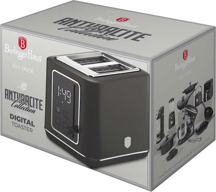 Actual product image BerlingerHaus Haus Toaster mit Digitalanzeige Anthracite Collection