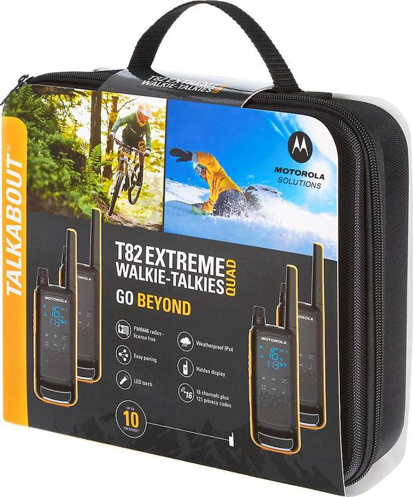 Produktbild Motorola TLKR T82 Extreme Quadpack (10 km)