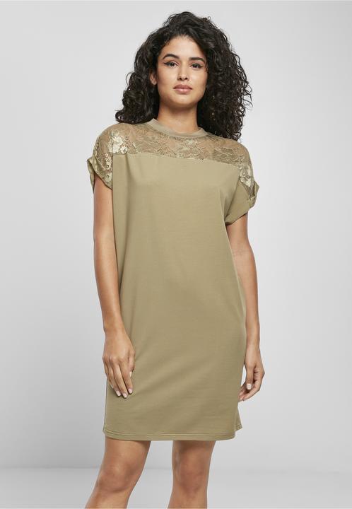 Image du produit Urban Classics Ladies Lace Tee Dress (M)