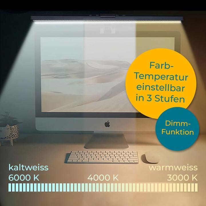 Image du produit Hermex Éclairage de l'écran Screenbar Éclairage du moniteur Éclairage du moniteur LED