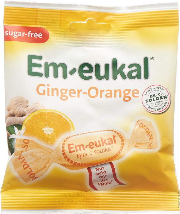 Em-eukal Arancia allo zenzero senza zucchero (50 g)