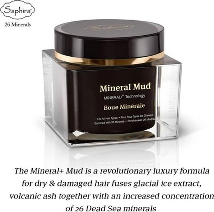 Immagine prodotto Saphira Mineral+ Maschera per capelli al fango Trattamento intensivo curativo e ricostituente con (200 ml)