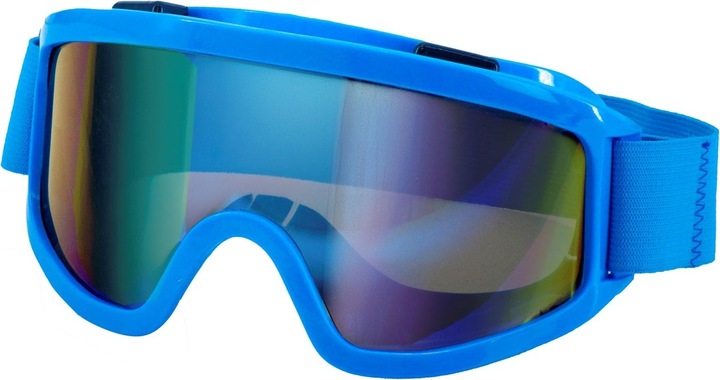 Actual product image Widmann Neon blue 80s ski goggles