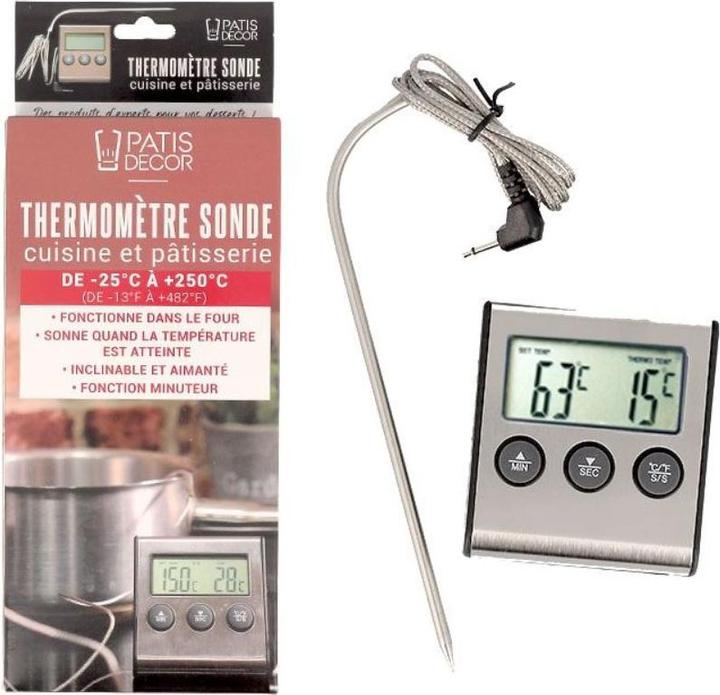 Immagine prodotto Patisdécor Thermomètre digital à sonde