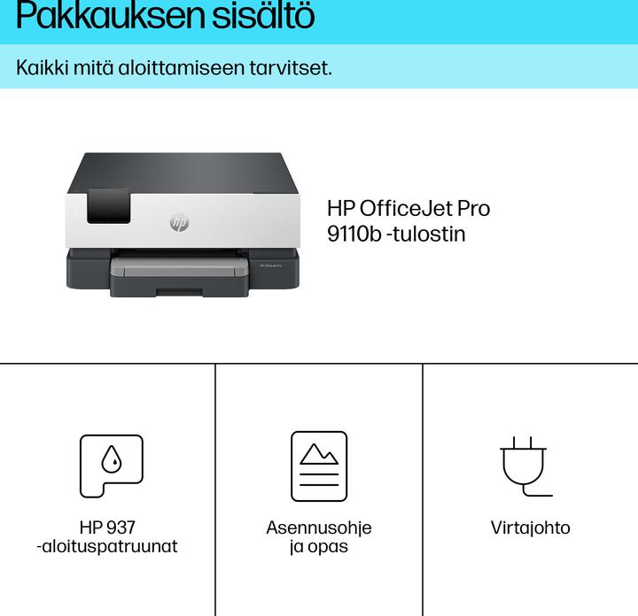 Image du produit HP OfficeJet Pro 9122e (Encre, Couleur)