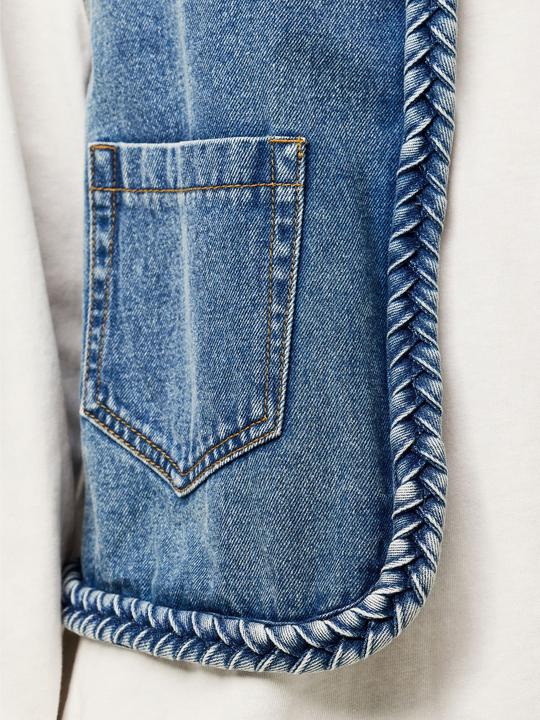 Actual product image Pieces PCBELL CROPPED Jeansweste (S)