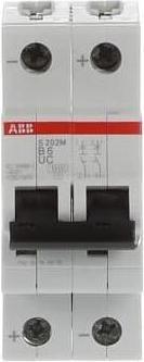 Immagine prodotto ABB LS S202M-B6UC Interruttore automatico B-Char., 10kA, 6A, 2P