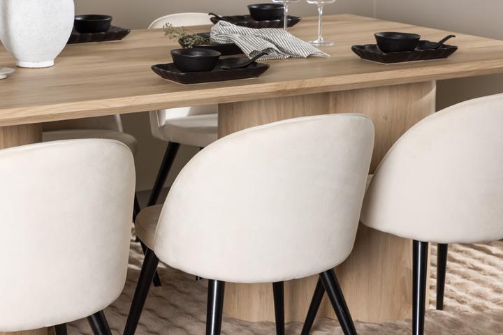 Produktbild Venture Home Olivia, Velvet (210 x 100 x 76.5 cm)