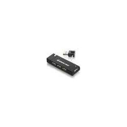 Thumbnail - Iogear 4 Port USB 2.0 Hub (USB-A, 4 Ports), Dockingstation + USB Hub, Schwarz