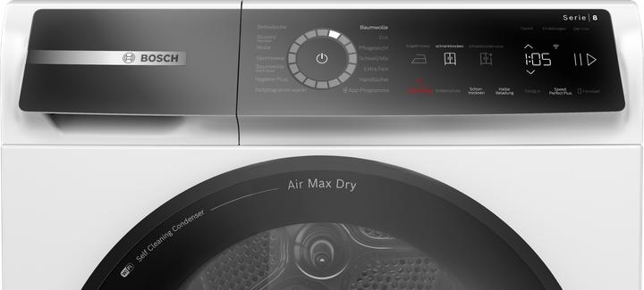 Image du produit Bosch Hausgeräte Serie 8, Wärmepumpentrockner, 9 kg, Weiss, WRB247C40 (9 kg, Modifiable)