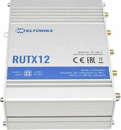 Teltonika NETWORKS RUTX12 DUAL SIM DUAL 4G/LTE Bluetooth router eSIM version