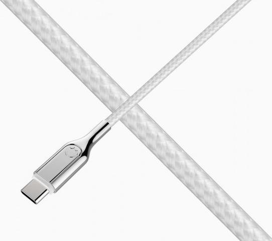 Image du produit Cygnett Câble 3.1 USB-C vers USB-A (3Amp/60W) armé 1M -Blanc (1 m, USB 1.0, 60 W)