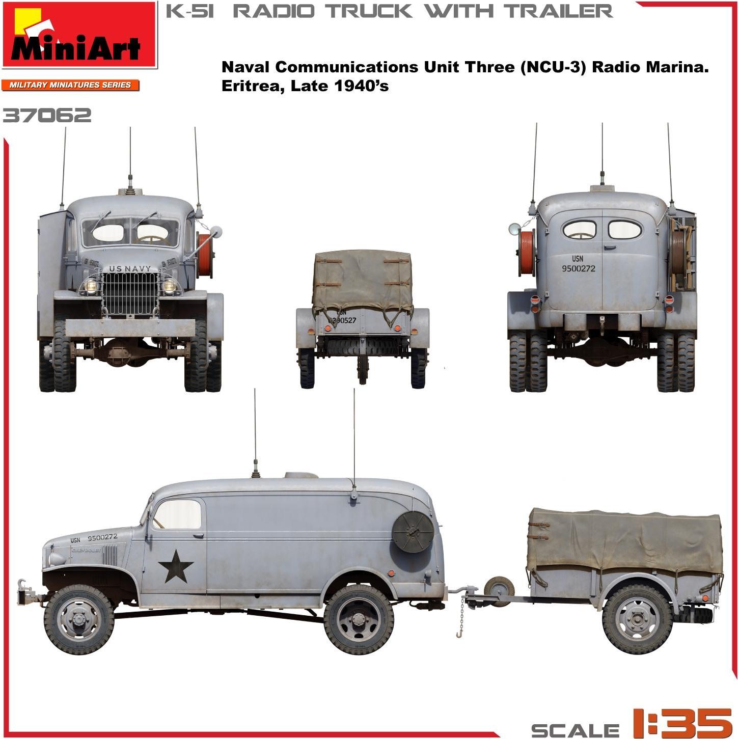 Thumbnail - Other 1:35 K-51 Funk-Truck mit Anhgänger