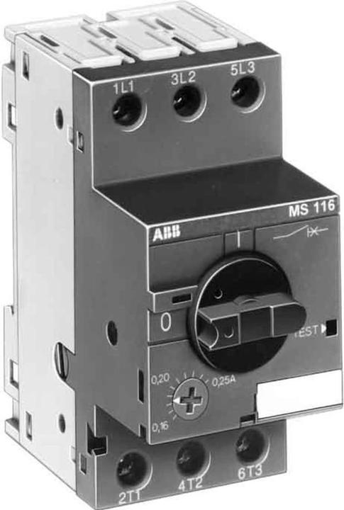 Image du produit ABB Disjoncteur-moteur MS116 - 6,3