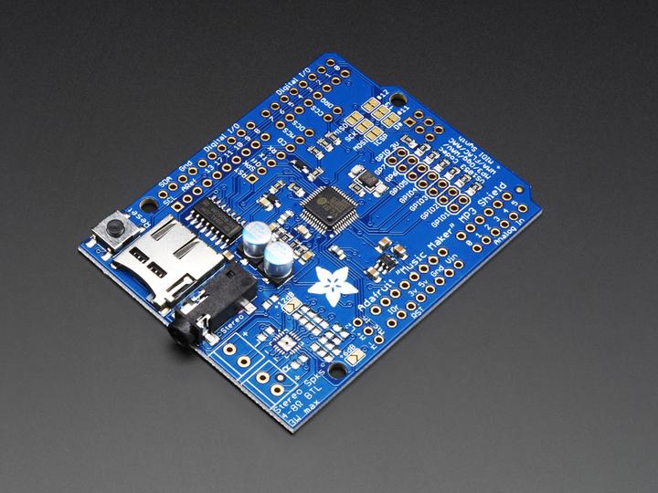 Actual product image Adafruit Music Maker MP3 Shield for Arduino (MP3/Ogg/WAV. (Shield)