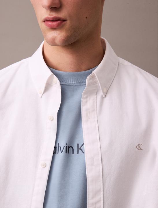Image du produit Calvin Klein Jeans Ls Solid Oxford Classic Shirt (L)