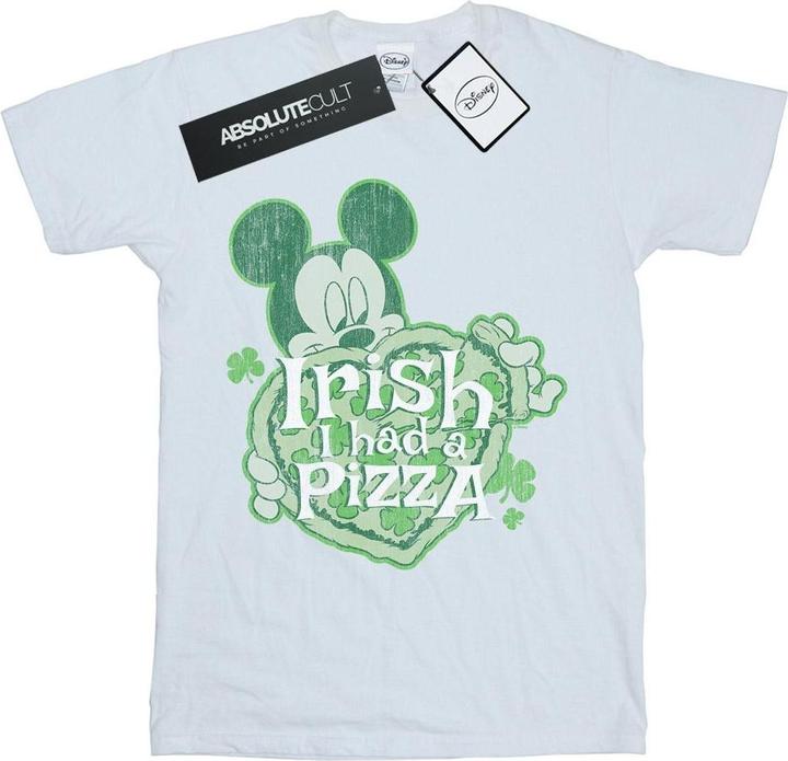 Produktbild Disney Mickey Mouse Shamrock Pizza TShirt (M)