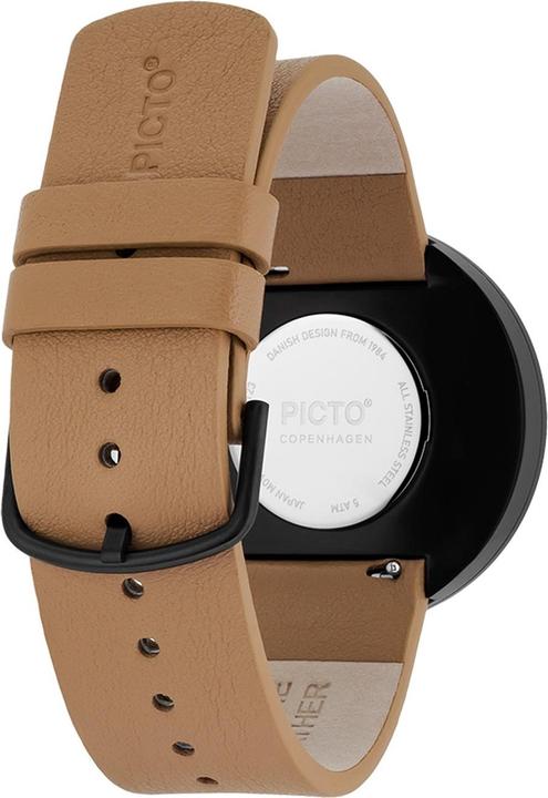 Produktbild Picto 43349-4820B Unisex Cappucciono Brown 40mm 5ATM (Analoguhr, 40 mm)