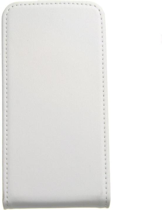 Produktbild OEM Slim Leather Flip Case iPhone 4/4s White (Apple iPhone 4s, Apple iPhone 4)