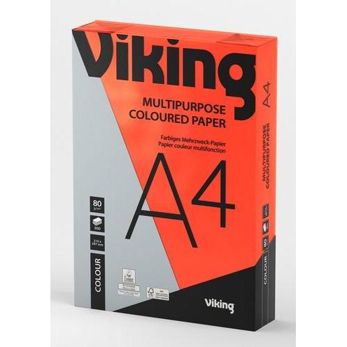 Office Depot, Kopierpapier, Kopierpapier Contrast A4 Intensiv Rot (80 g/m², 500 x, A4)