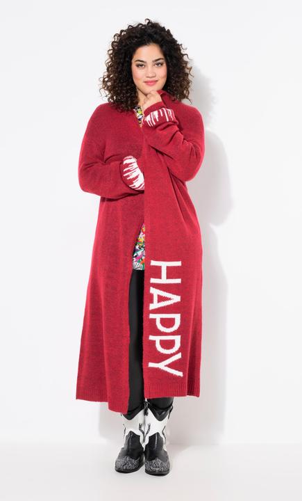 Produktbild Angel of Style Long-Strickjacke, Straight Fit, HAPPY-Statements (42, 44)