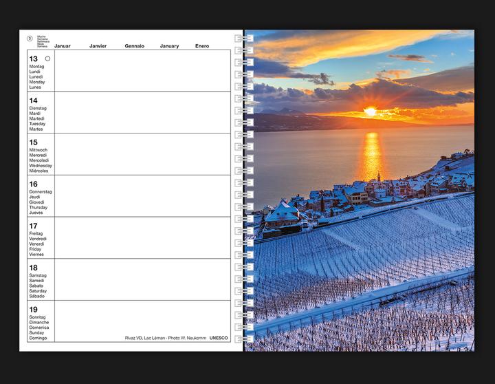 Produktbild Schweizer Foto-Almanach (15 x 21 cm, Harter Einband, Deutsch, Französisch, Spanisch, Italienisch, Englisch)