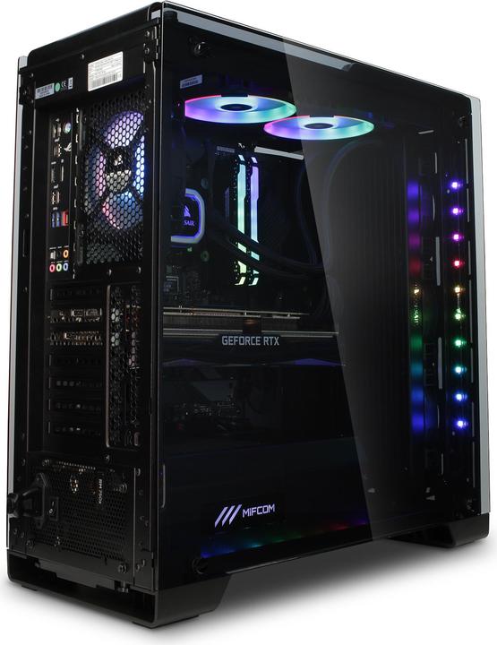 Image du produit Mifcom Spectrum RTX2080S Core i7 (500 Go, 32 Go, Intel Core i7-9700K, GeForce RTX 2080 Super)