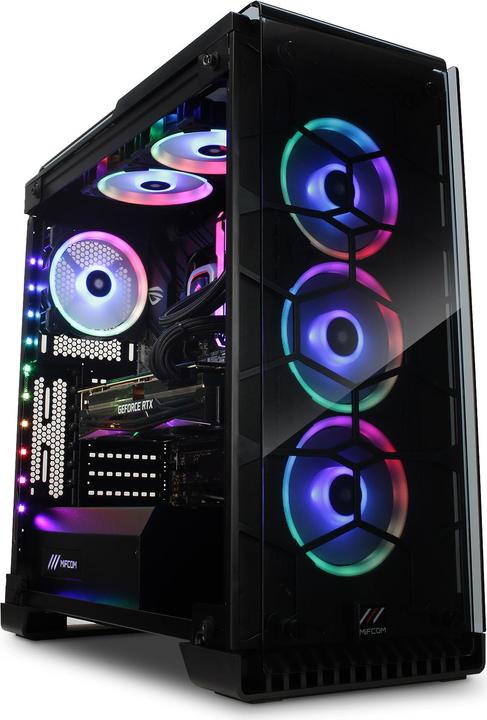 Image du produit Mifcom Spectrum RTX2080S Core i7 (500 Go, 32 Go, Intel Core i7-9700K, GeForce RTX 2080 Super)