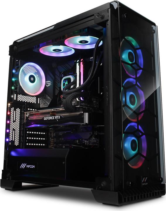 Image du produit Mifcom Spectrum RTX2080S Core i7 (500 Go, 32 Go, Intel Core i7-9700K, GeForce RTX 2080 Super)