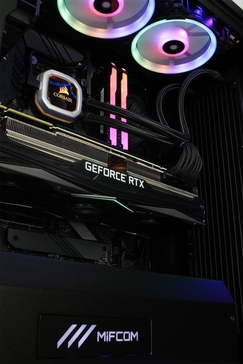 Image du produit Mifcom Spectrum RTX2080S Core i7 (500 Go, 32 Go, Intel Core i7-9700K, GeForce RTX 2080 Super)