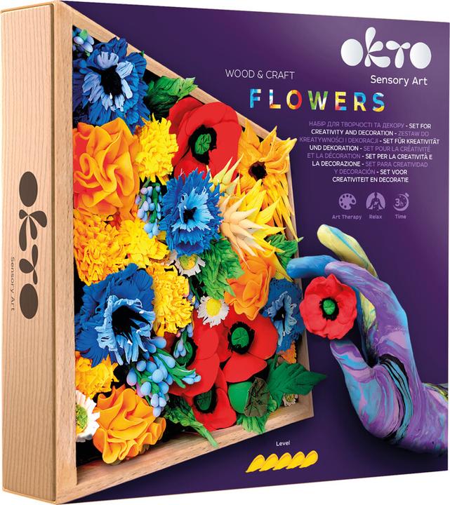 Actual product image Okto Wood&Craft Flowers do it yourself Freedom 10012