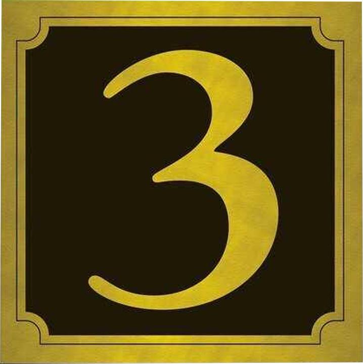 Image du produit Rowan Plaque de numérotation des maisons 3