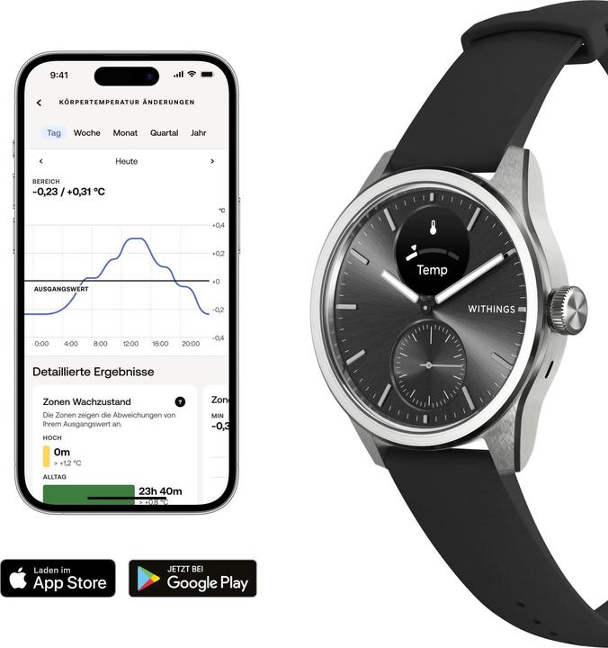 Produktbild Withings ScanWatch 2 (42 mm, nur WLAN)